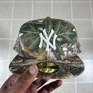 New York Yankees 1999 World Series Hat Realtree Camo 59Fifty NY Cap 7 7/8